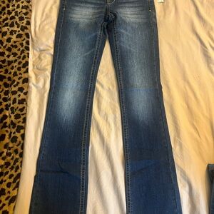 No Boundaries Dark Blue Boot Cut Jeans